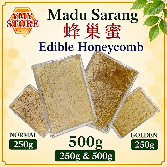 YMY Store,  Honeycomb, Honey Comb, Madu Sarang, 蜂巢蜜, 蜂蜜, 蜜糖 Pure Honey, Madu Asli