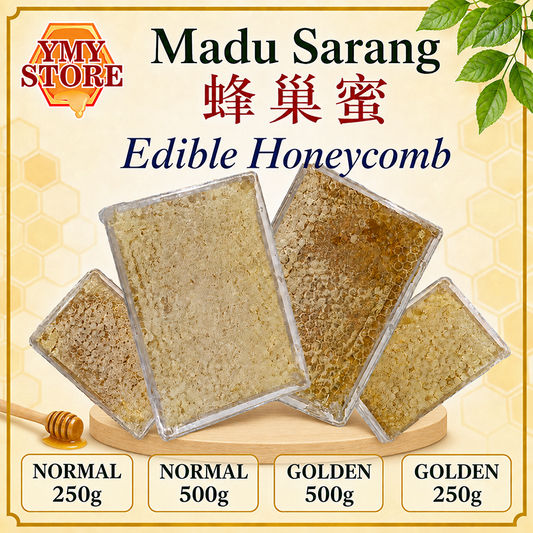 YMY Store,  Honeycomb, Honey Comb, Madu Sarang, 蜂巢蜜, 蜂蜜, 蜜糖 Pure Honey, Madu Asli