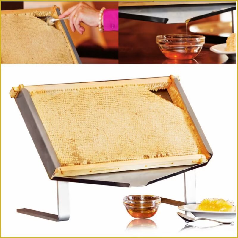 Honey Comb Frame Display Stand Stainless steel 蜂巢蜜支架不锈钢 YMY Store