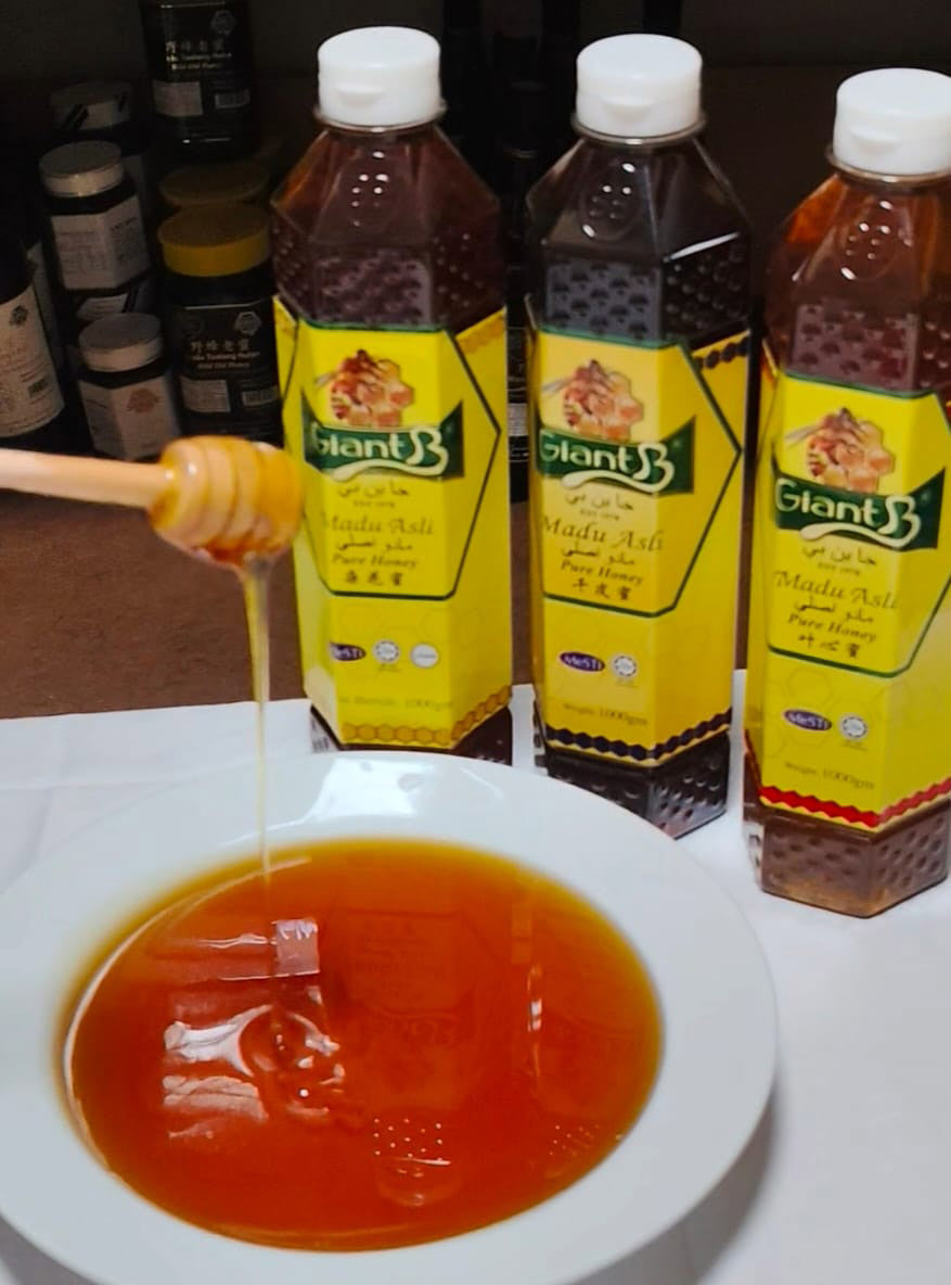 Giant B Pure Pure Honey Golden Light, Dark 杂花蜜 叶心蜜 千皮蜜 蜂蜜糖 Original Madu Asli Semulajadi YMY Store